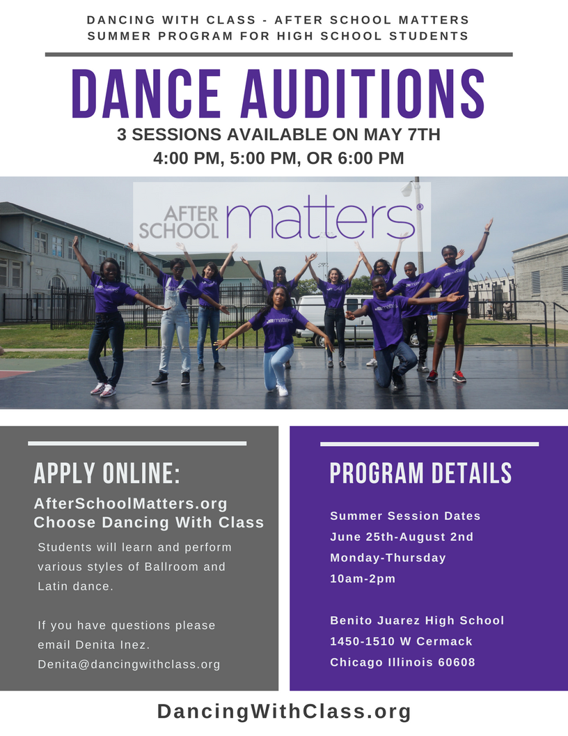 After School Matters - Dancing With Class Dance Auditions