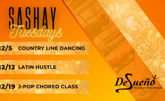 Sashay Tuesdays - a new dance style every Tuesday night